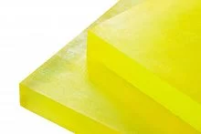 Полиуретан листовой 40 мм (500х500 мм, ~13.0 кг, жёлтый) Китай купить