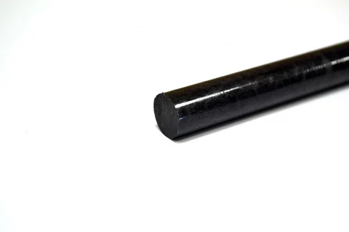 Капролон графитонаполненный стержень ПА-6 МГ Ф 12 мм (~1000 мм, ~0,2 кг) экстр.